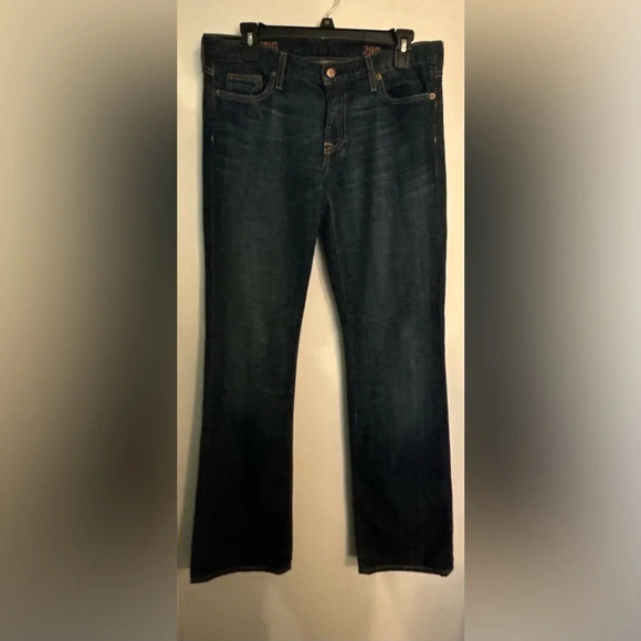 J. Crew Denim - J. Crew womens Hipslung jeans dark wash Made in USA Size 29 with 32”inseam